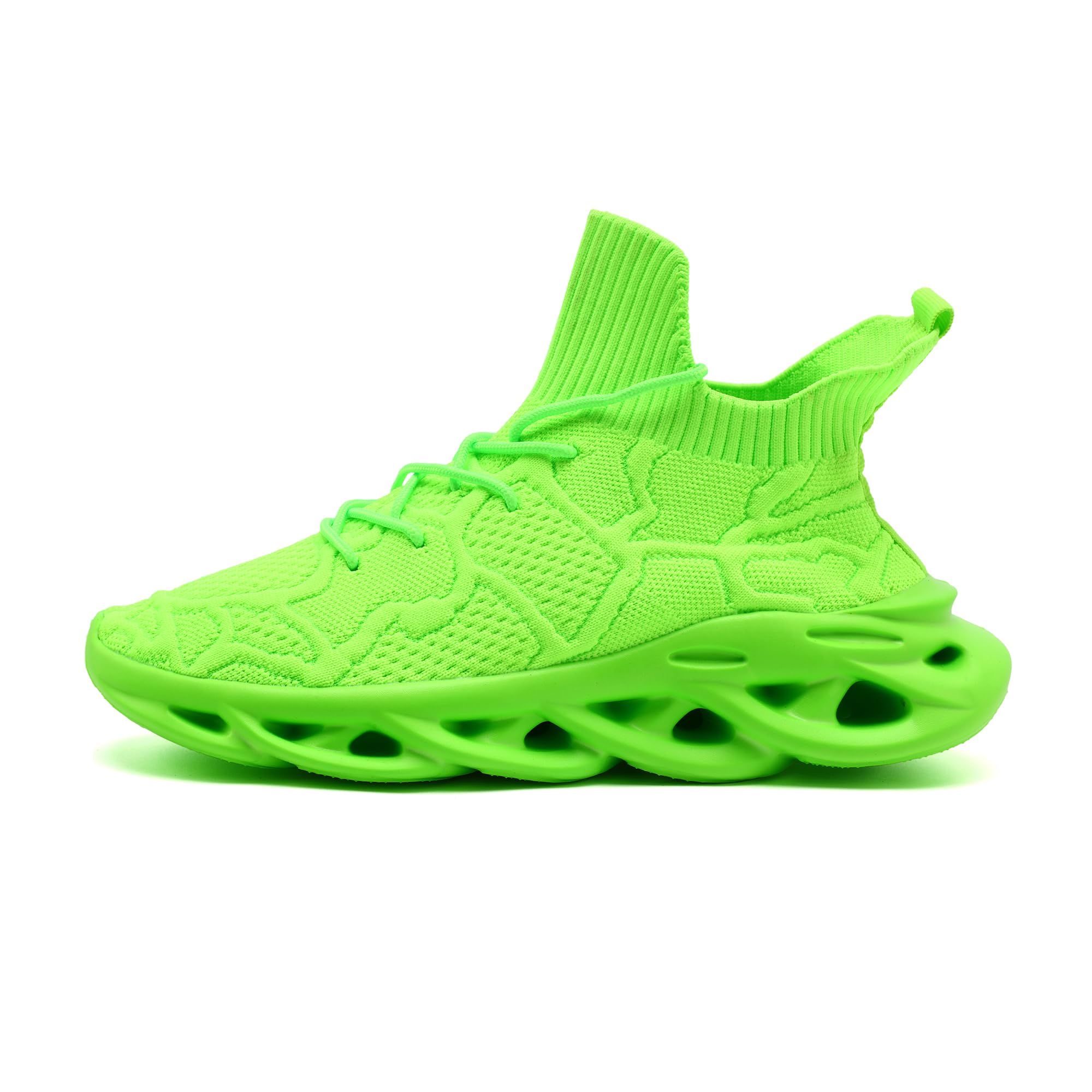 ZDFQLGV Modische lässige Fitness Laufschuhe Sneakers für Herren Leichte atmungsaktive Wander Arbeiten Sportschuhe rutschfeste Weiche Bequeme verschleißfeste Tennisschuhe