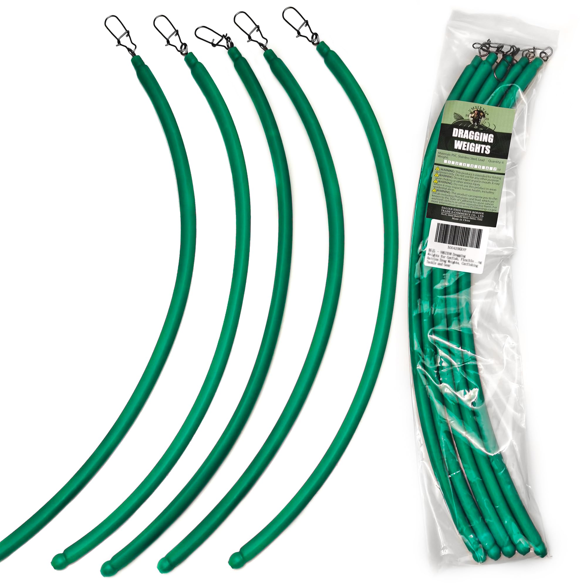 VMSIXVM Dragging Weights for Catfishing, Drag Weights No Snag Sinkers for Bottom Bouncing, Trolling, Drifting, Snagless Catfish Sinker Tackle Gear and