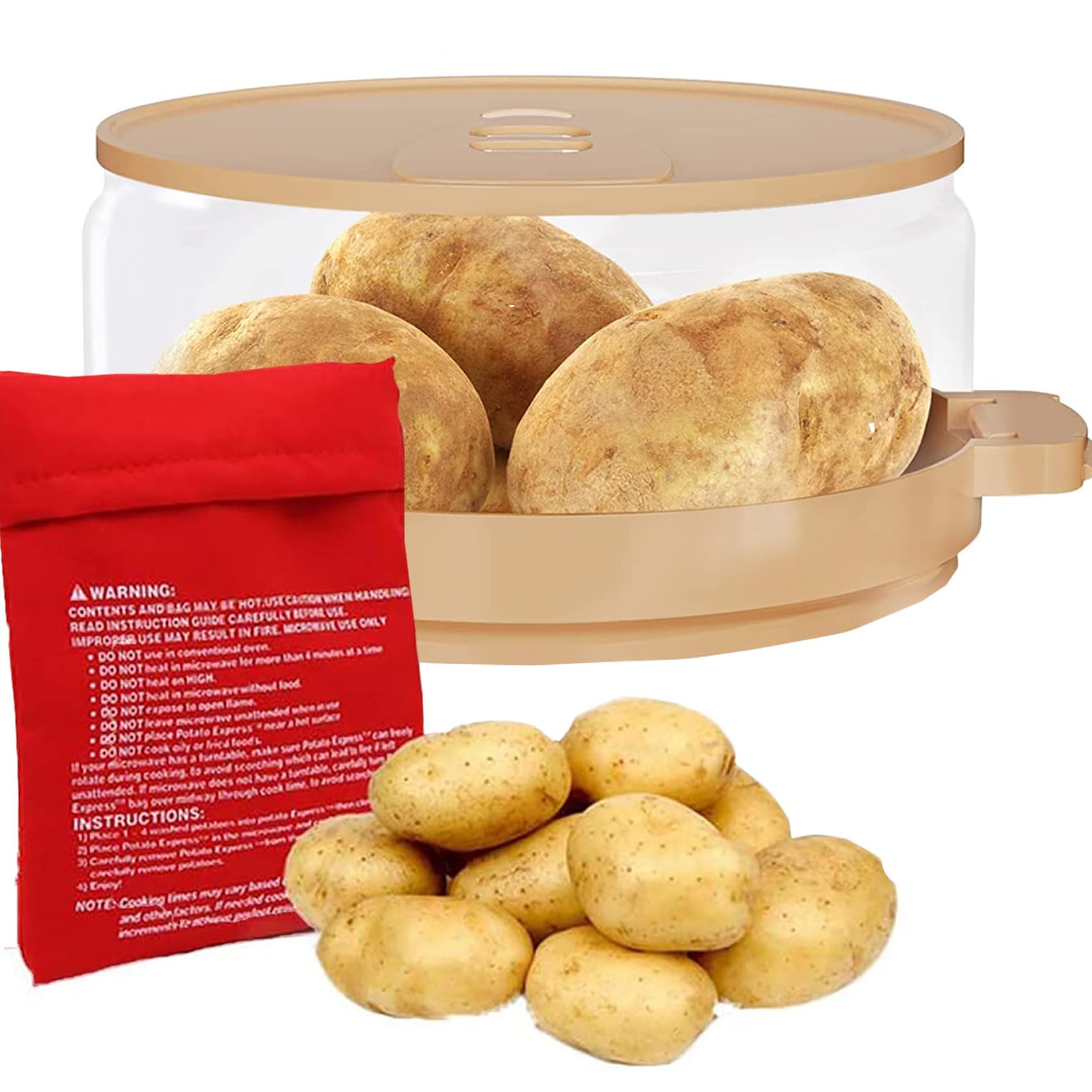 Sac parfait pour micro-ondes pour spuds tendres en minutes