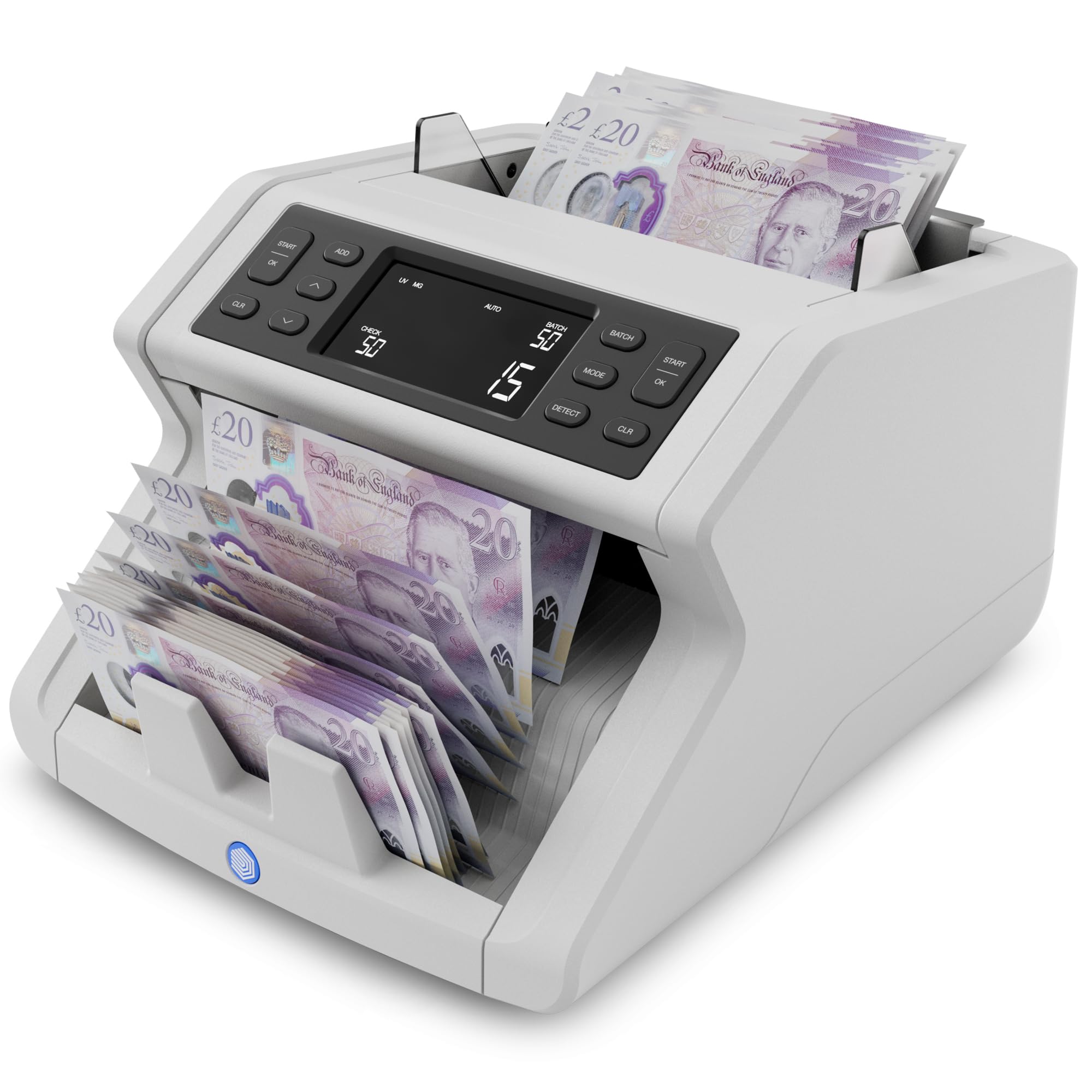 Safescan 2210 Money Counting Machine That Counts Sorted banknotes - Cash Counting Machine with 2-Point Counterfeit Money Detector - Sorted Money Counter Machine for All Currencies