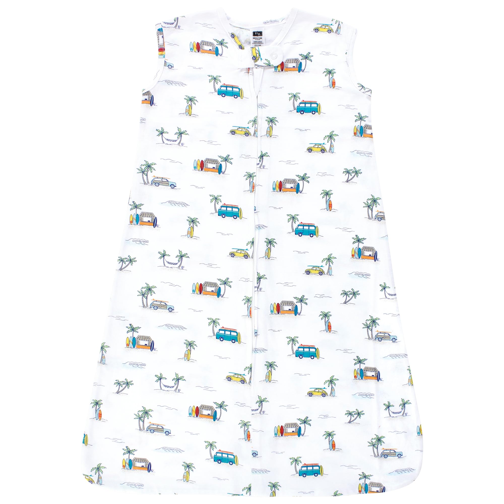 Hudson Baby Unisex BabyCotton Sleeveless Wearable Sleeping Bag, Sack, Blanket