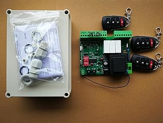 Automatic Gate Opener 220 AC Sliding gate Garage Door Opener Motor Operator NC Circuit Board Electronic Card Controller for Automatic gate Opener Gate Operator Hardware Kit for Security (Color : Kit