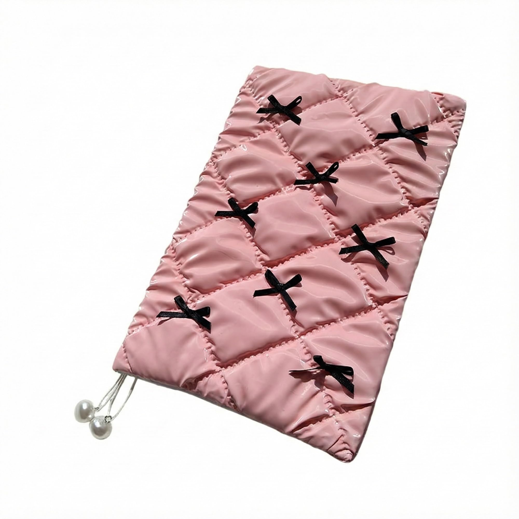 Pochette de livre A5 bouffante et carnet de notes étanche rose