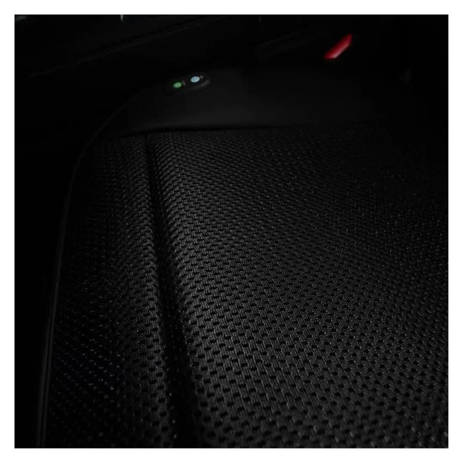 Funda Coche Asientos Para Tesla Para Modelo 3 Y Funda De Asientos Transpirable Con Ventilador Cojín De Asiento De Seda De Hielo Accesorios De Coche Protectores De Asiento(Black)