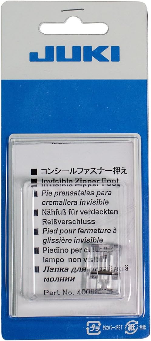 Invisible Zipper Foot Fits HXL-DX, HZL-F and HZL-G Series Machines