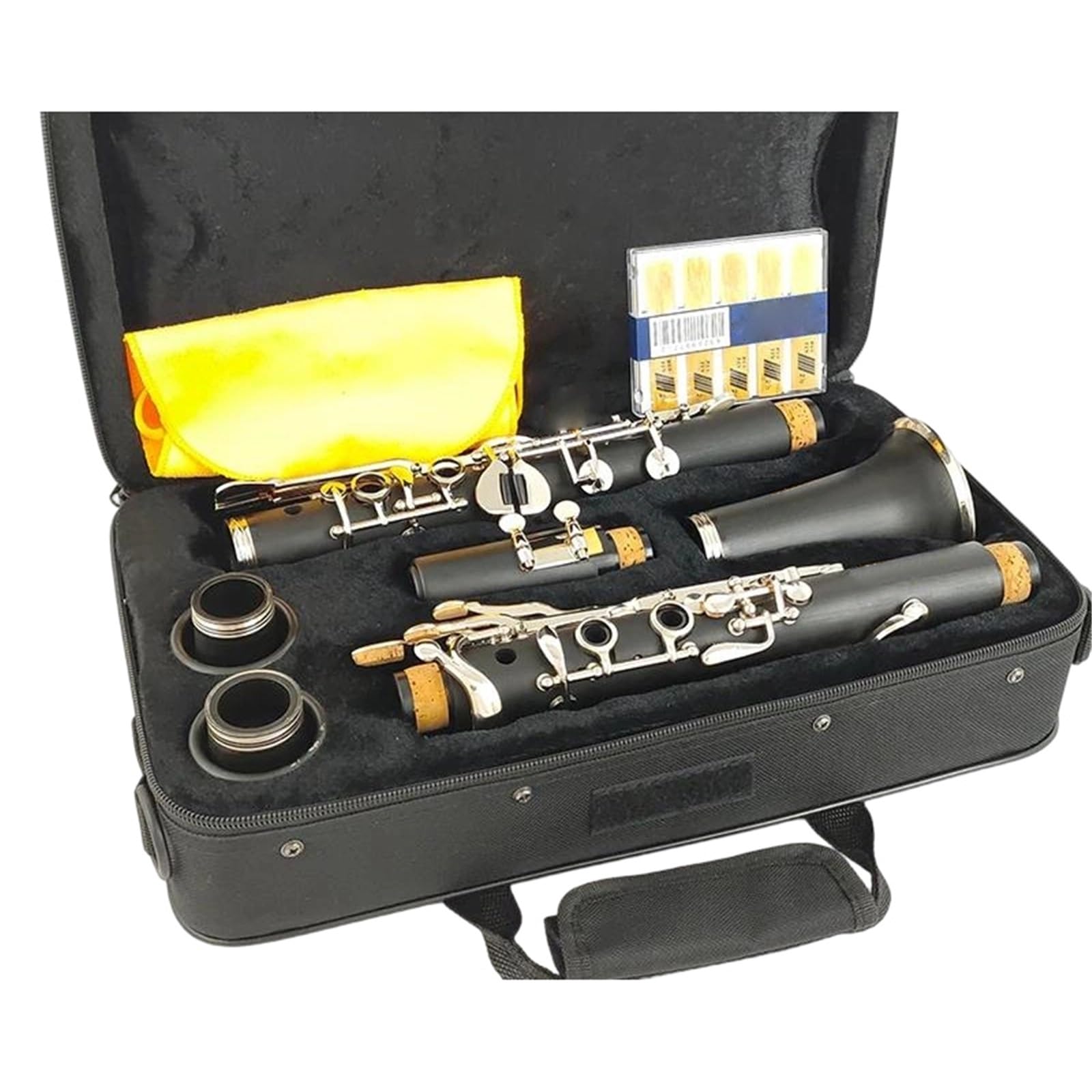 Clarinete Estándar Tono A Goma Dura 18 Teclas Los Amantes De La Música Practican Tocar