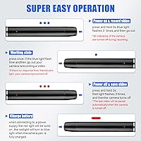 Vista 6 de Mini Spy Camera Pen 1080P Full HD Video Recorder with 64GB Card, USB Charging, Security Surveillance Camera