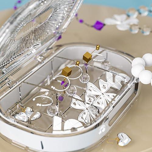 Miniatura 7 de Pastillero pequeño, caja de píldoras a prueba de humedad, organizador de píldoras de viaje para monedero de bolsillo, caja de vitaminas de medicina