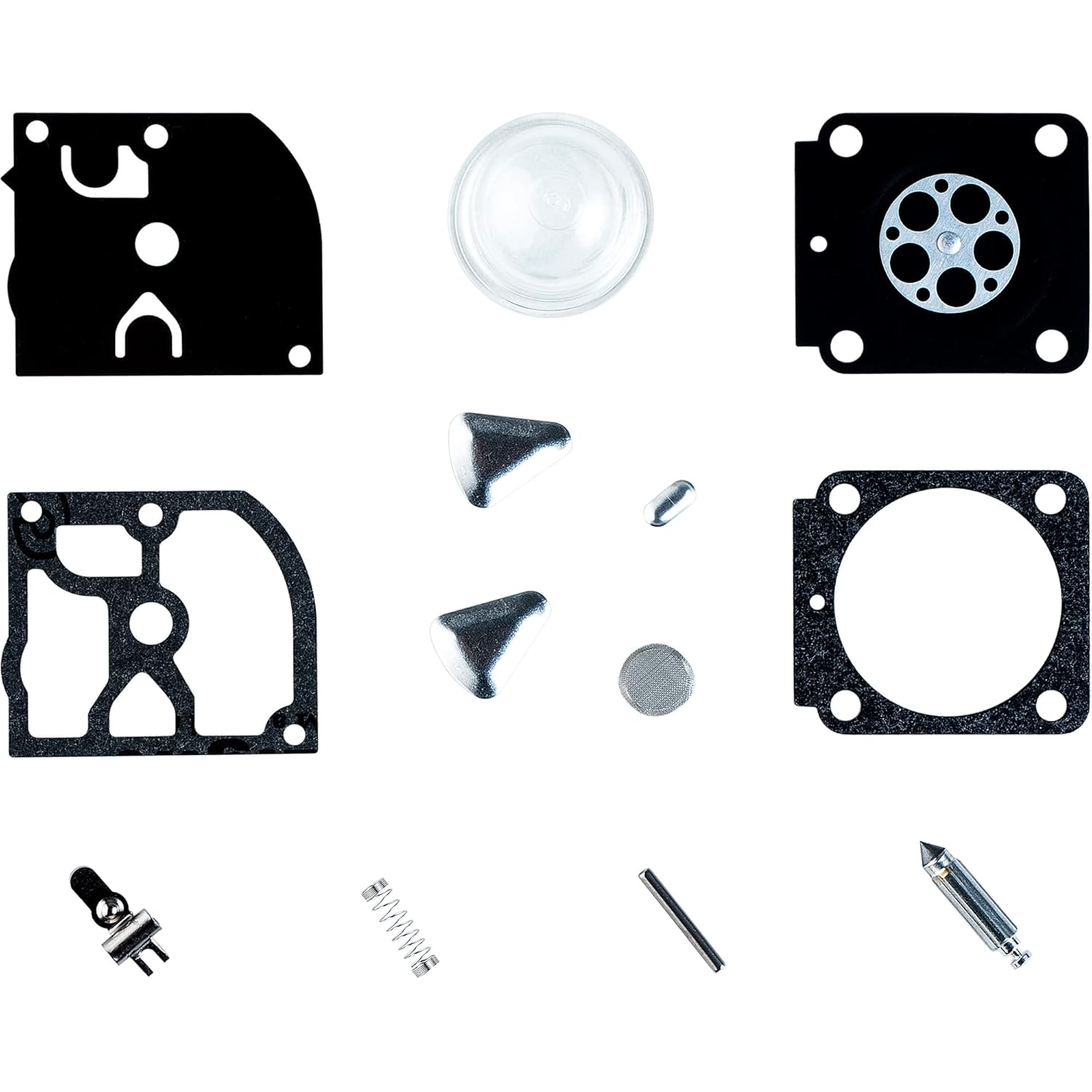 BlueStars RB100 Carburetor Rebuild Kit with Primer Bulb for Zama C1QS serires