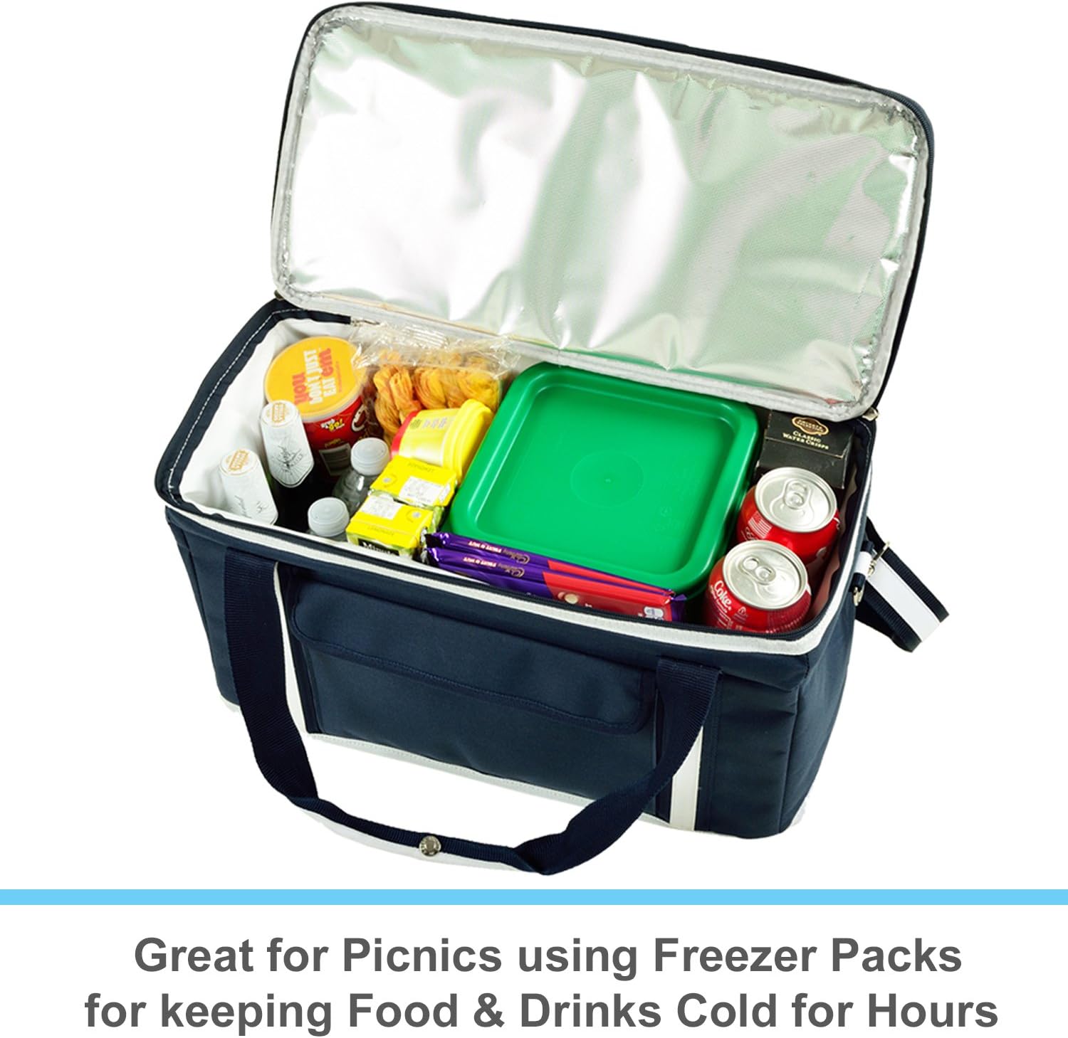 Picnic at Ascot 42 Can Capacity Semi Rigid Collapsible Leakproof Cooler- Designed & Quality Approved in the USA