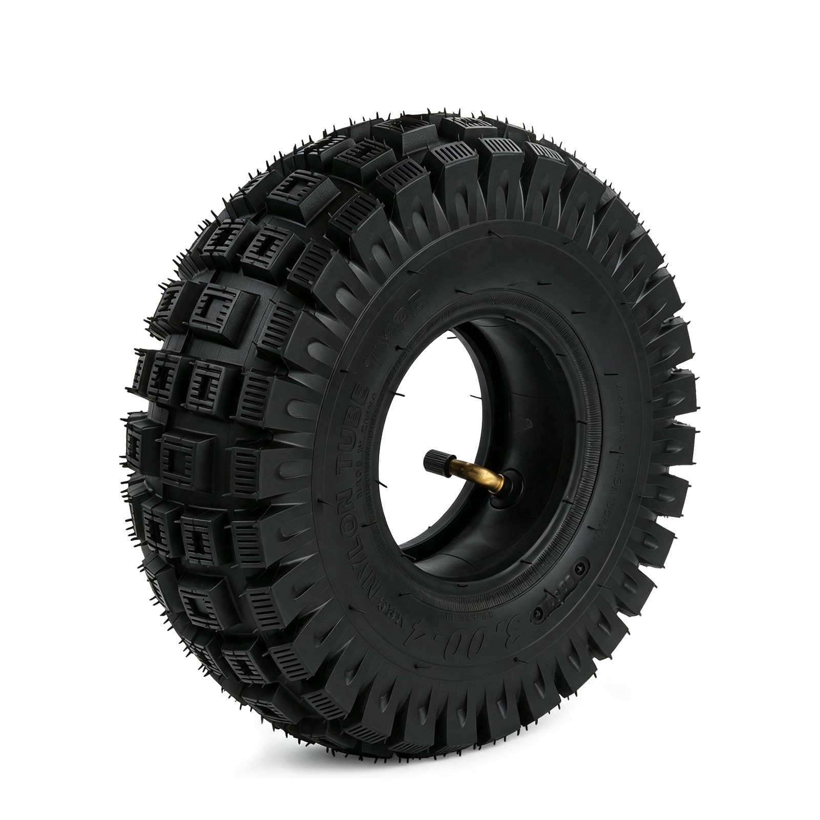 3.00-4 Tyre, Electric Scooter Tire with Inner Tube, Electric Scooter Tyre Inner Tube Replacement Parts for 3-Wheeled Elderly Mobility Scooter Wheelbarrow