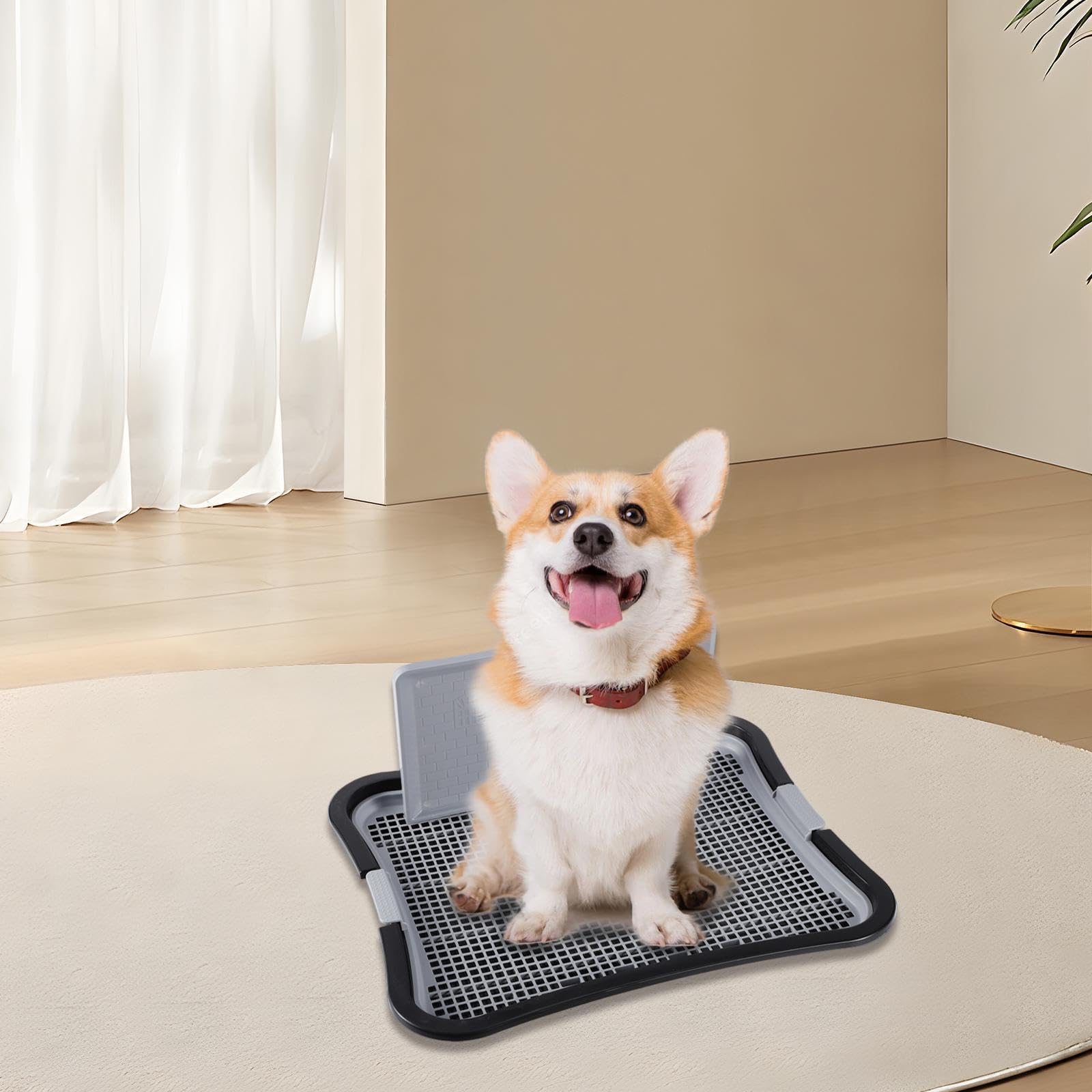 Suministros para Mascotas Limpieza Inodoro de Poste Vertical Lavable Ayuda a los dueños de Mascotas a Mantener Las áreas Interiores limpias y