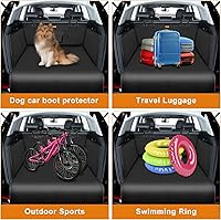 Vista 7 de Alfheim Forro de Carga para Perros, Forro de Maletero para Mascotas Antideslizante e Impermeable con Protector de Solapa del Parachoques, Alfombra