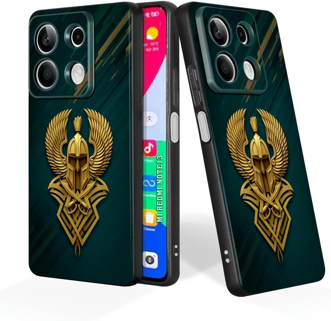 PrintWhiz Soft Silicone Mobile Back Cover Compatible with Mi Redmi Note 13 5G, Shockproof Protective Case/Cover with Full Edge Protection (Multicolor)(@21-MI-REDNOT13-173)