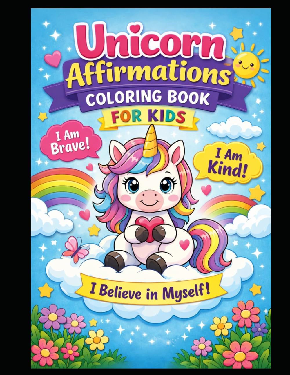 Unicorn Coloring Book: Fun Positive Affirmations to Color and Build Confidence