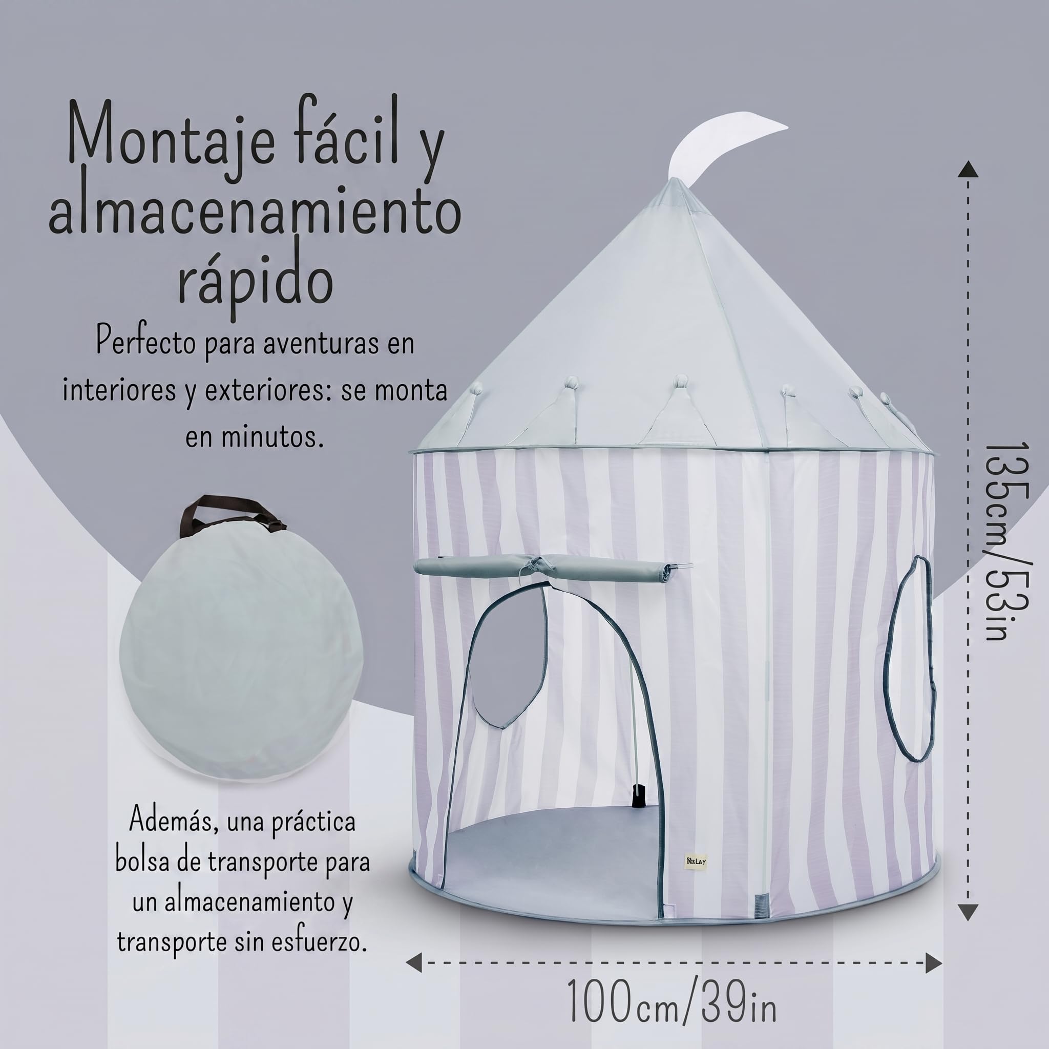 Tienda de campaña para niños, diseño de estrellas azules para niños, tienda emergente con estrellas para interiores y exteriores, para niños y niños, para juegos o piscinas de bolas y juguetes
