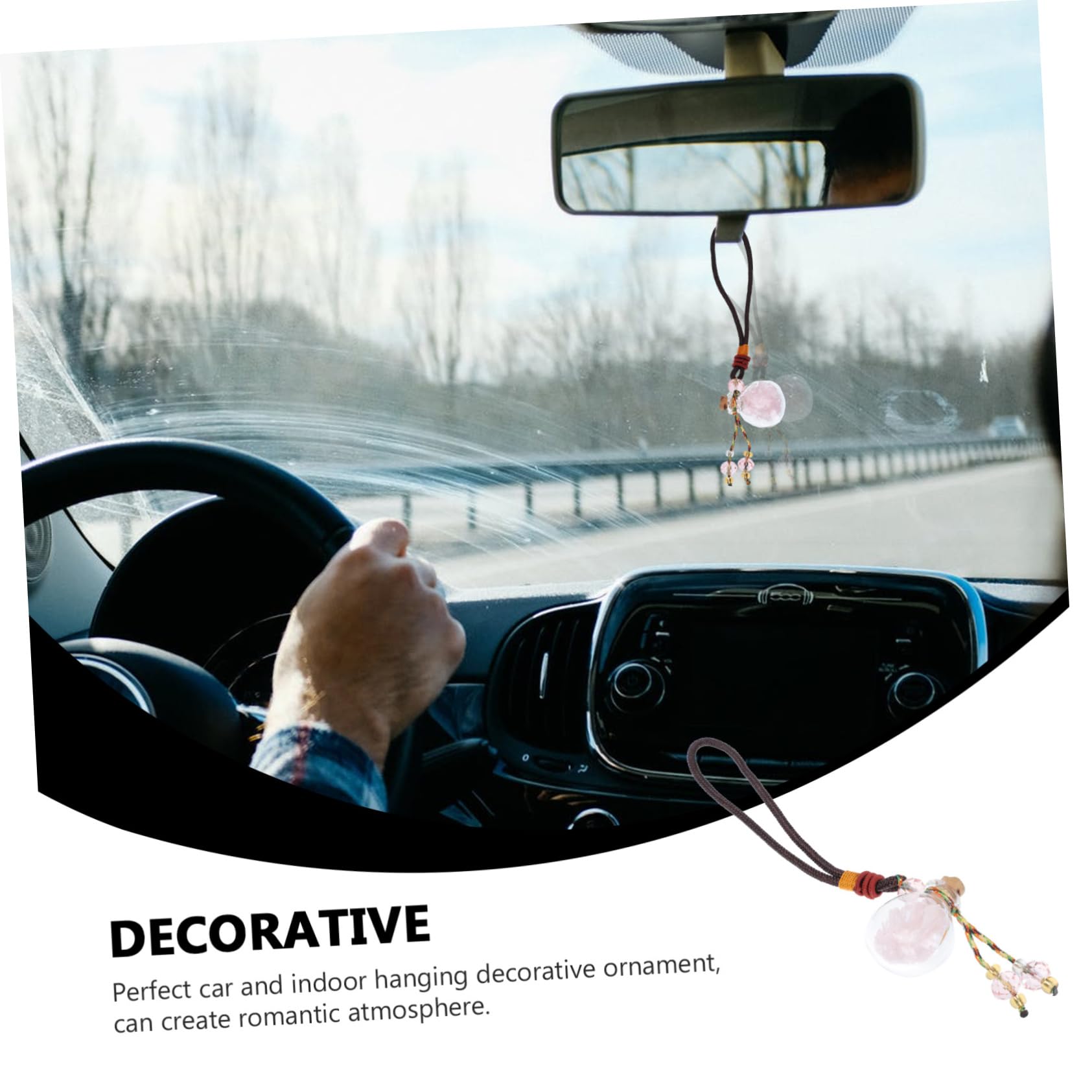 STOBAZA 5piezas Botella De Perfume De Para Colgar Difusor De Esencial Natural Colgante Decorativo Para Retrovisor Aromatizante Para Automóvil y Diseño Elegante