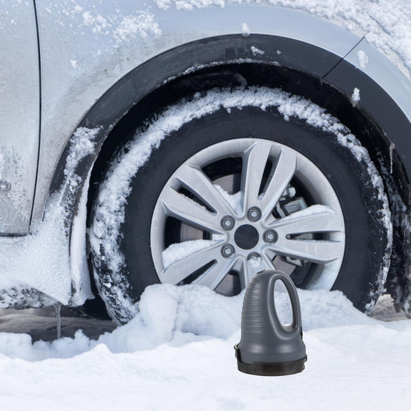 Luxshiny Grattoir à Neige Électrique Multifonction Élimine Glace et Givre Facilement Outil de Déneigement Poignée Ergonomique en Abs pour Voiture pour l'hiver
