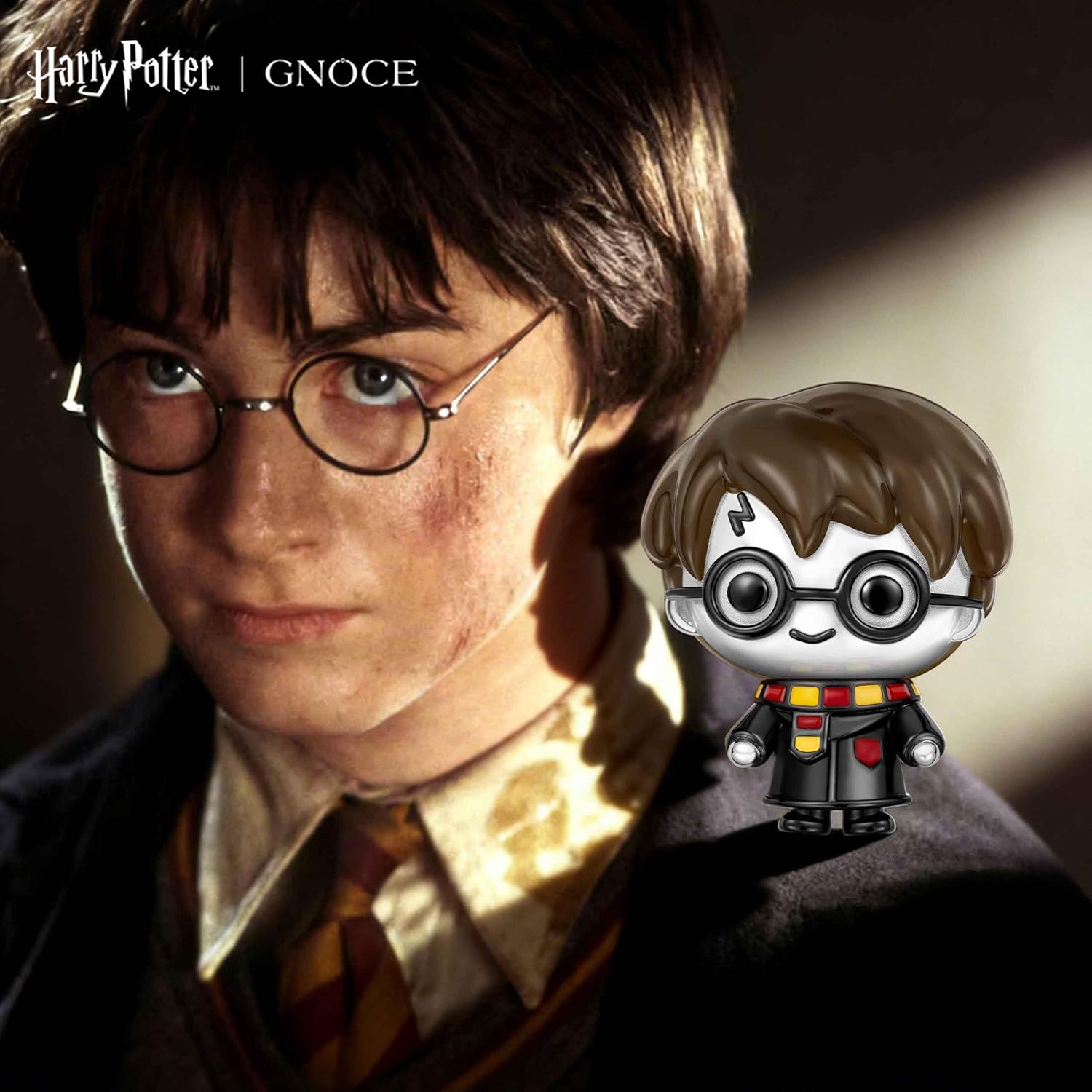 GNOCE Harry Potter Charm Bead Bracelet for Women, S925 Sterling Silver Dangle Charms for Women Wife, Valentine‘s Day, Mother’s Day Jewelry