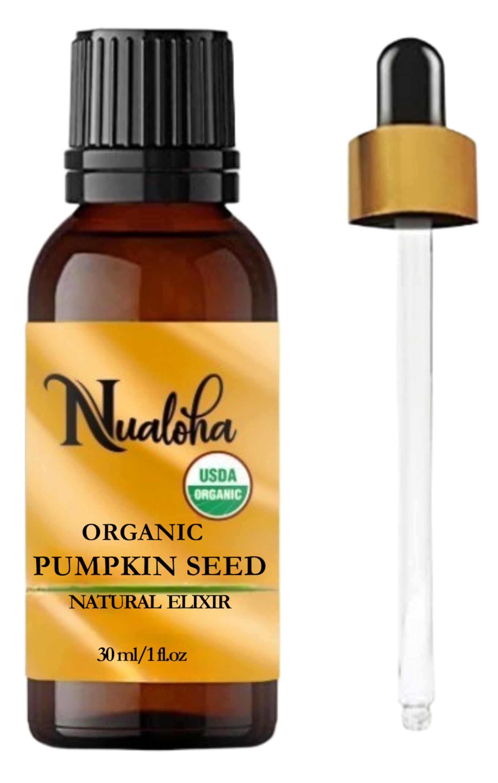 Organic Pumpkin Seed Oil – 100% Pure Cold Pressed Face, Hair & Body Moisturizer for Glowing, Nourished Skin – Lightweight Multi-Use - 30 ML-image-44