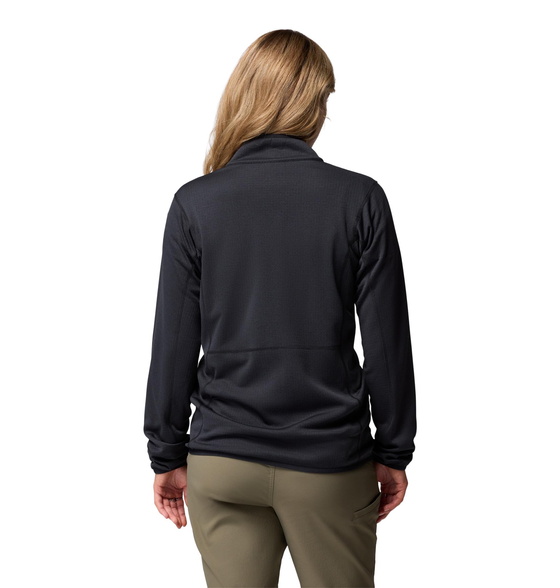 Columbia Essential Hike Grid Fleece Full Zip, Giacca In Pile Con Cerniera Intera Donna