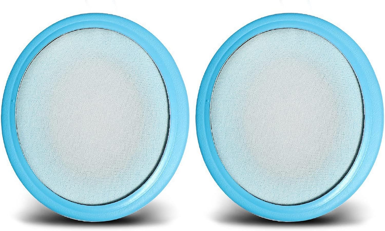 Replacement Earpads Protein Leather Ear Pads Cushions Cover Repair Parts Compatible with Razer Kraken BT Kitty Edition Wireless Headphones (Light Blue)