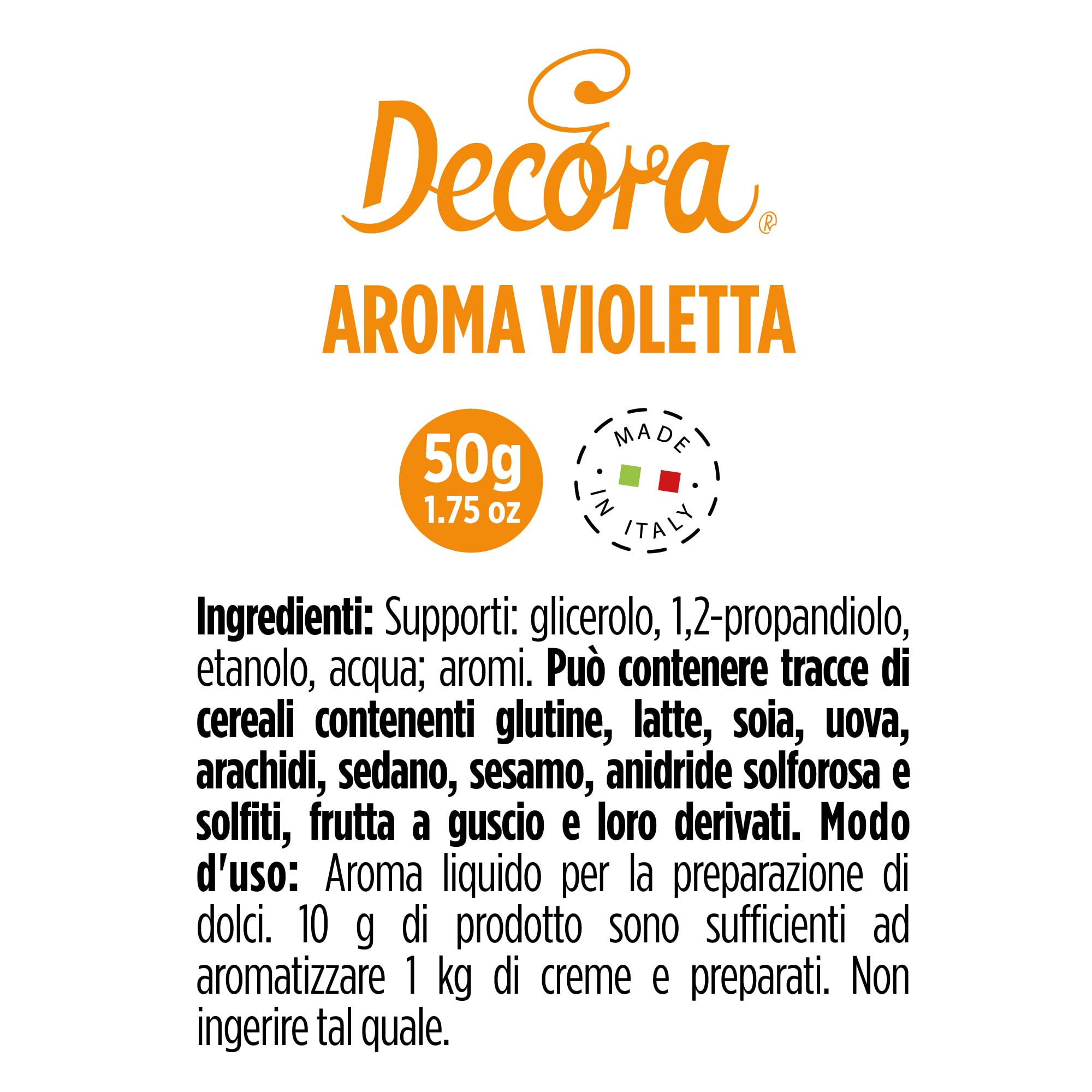 Decora 9261637 Sabor Violetta Decora 50 G