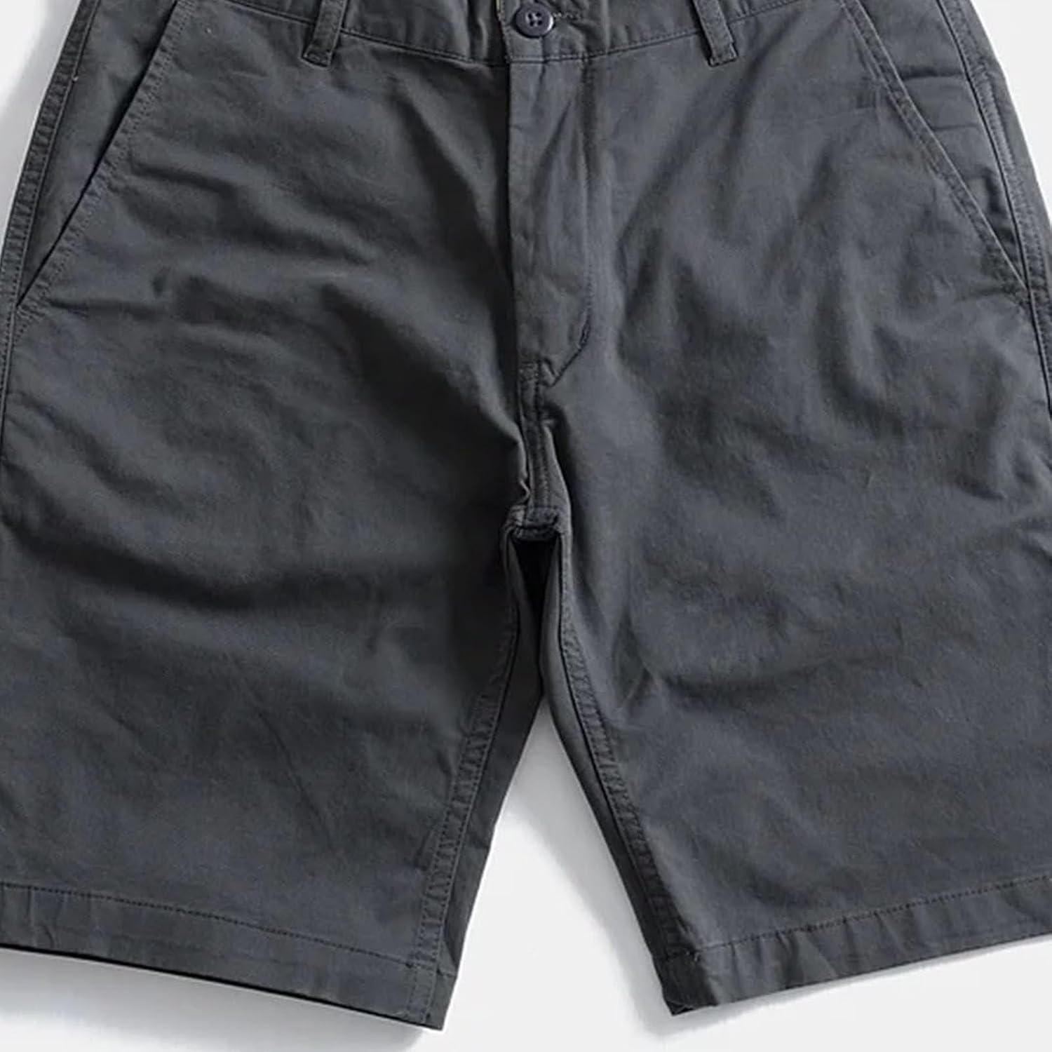 Mens Water-Resistant Shorts Full Cotton Cargo Style Slim Fit Wear Resistant Outdoor Work Pants