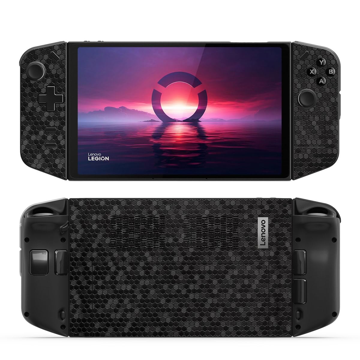 SopiGuard Sticker Skin for Lenovo Legion Go Edge-to-Edge Vinyl Wrap (Honeycomb Black)