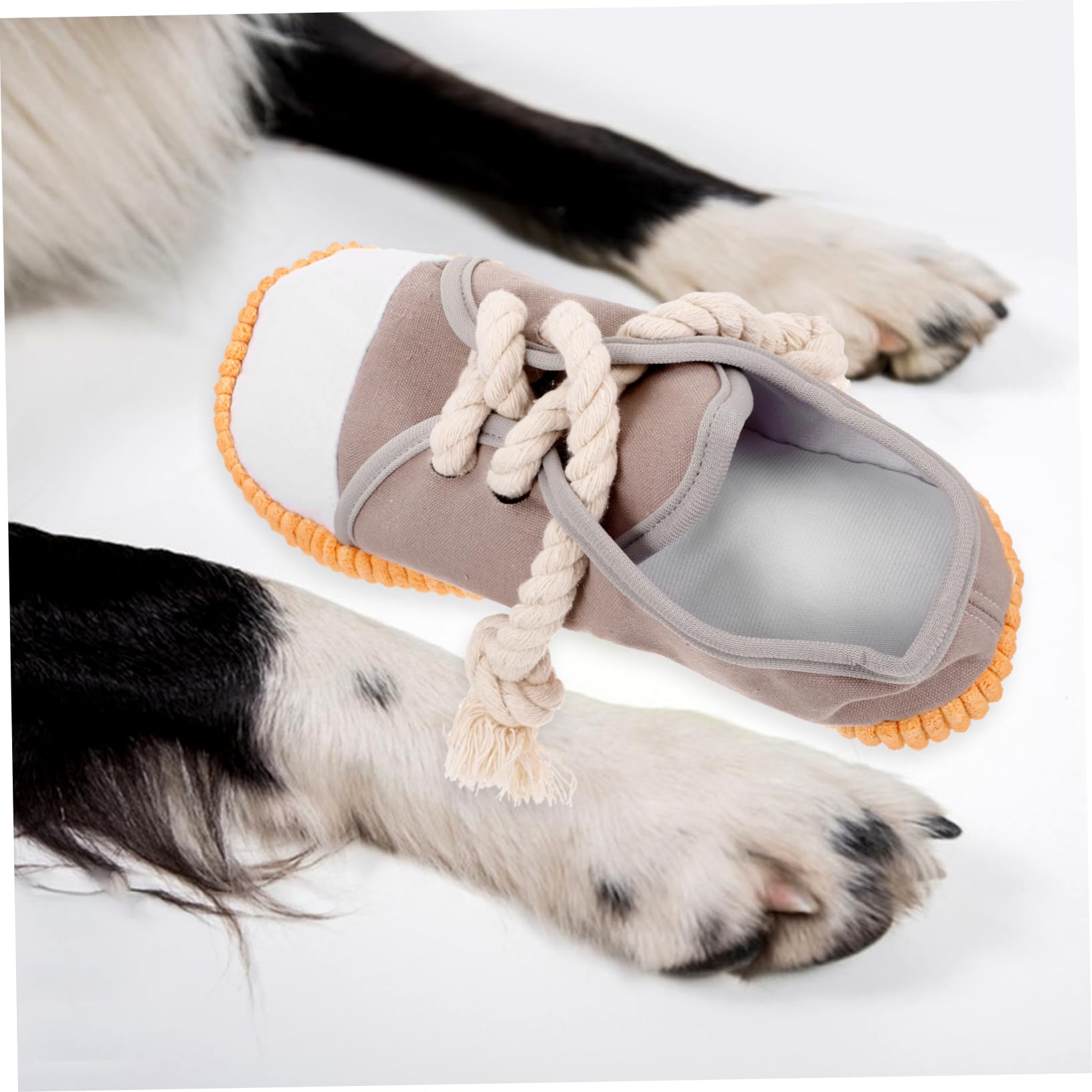SUPVOX 4pièces Jouet à Mâcher pour Chien Forme De Baskets Jouet Squeaky pour Nettoyage des Dents Et Éveil des Chiens Agressifs Et Toile Dentition
