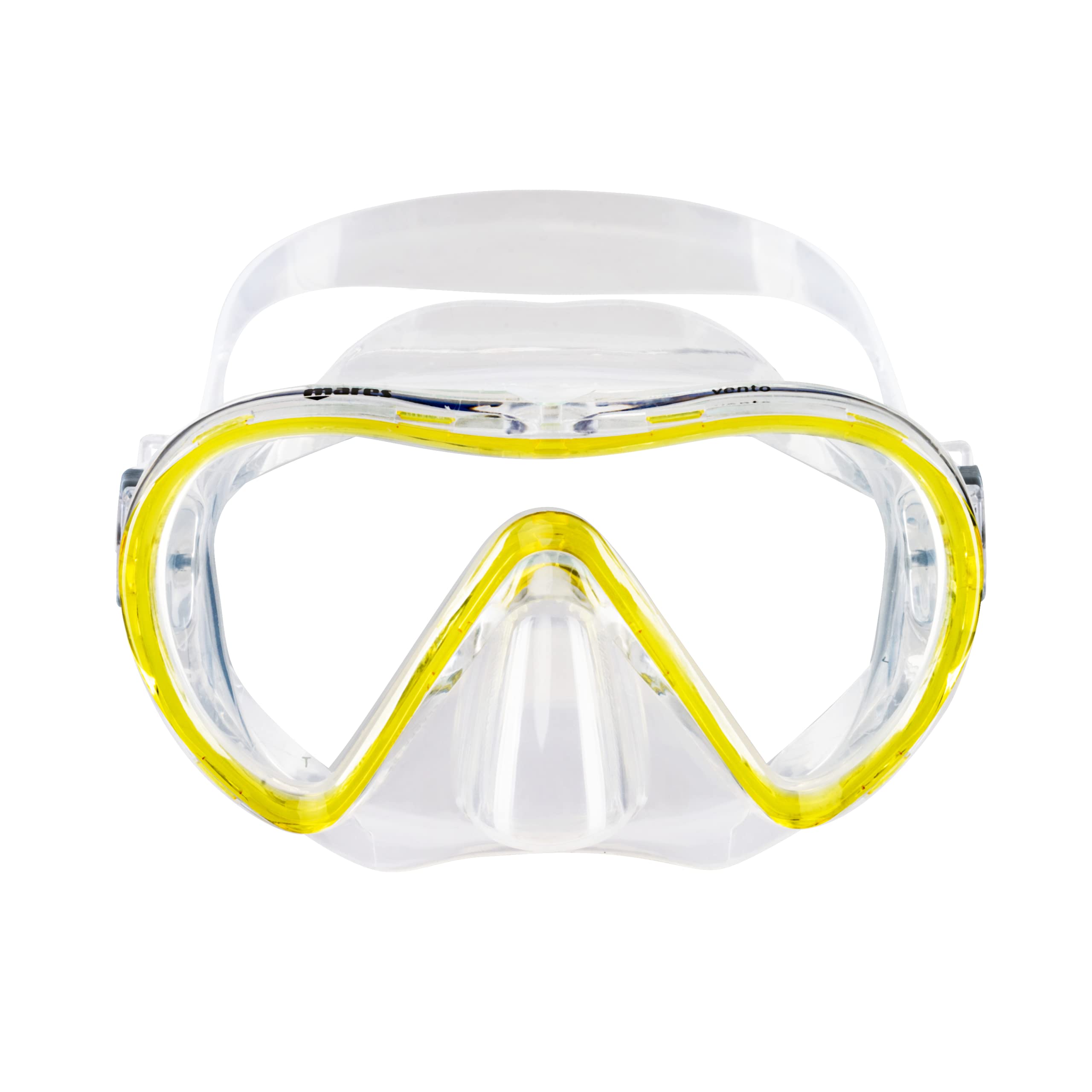 Mares Combo Vento – Set maschera e boccaglio adulto, maschera a lente singola in silicone, boccaglio ergonomico con bocchino in silicone