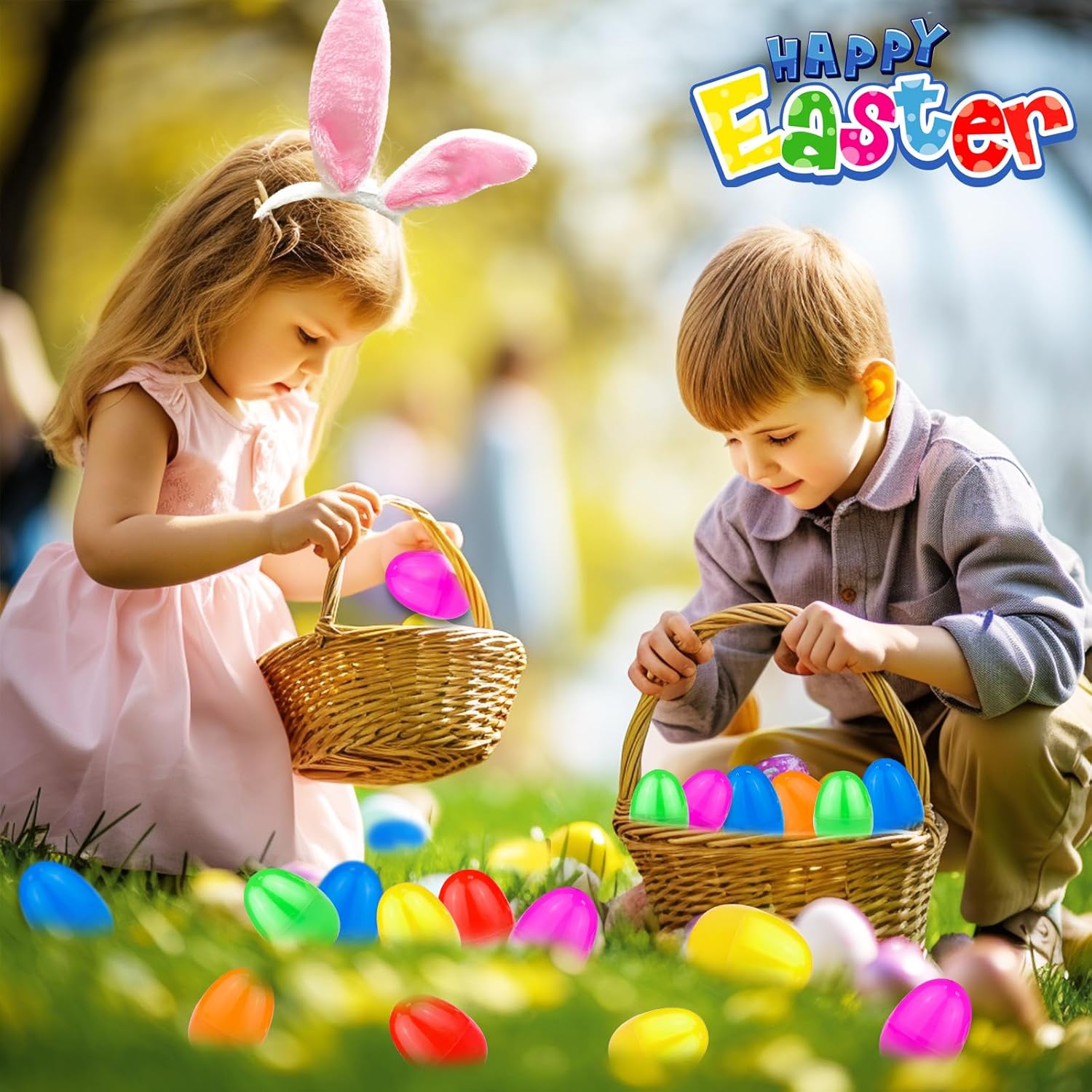 24 Pack Prefilled Easter Basket Essential Stuffers for Toddler Kids,24 Styles Funny Rubber Animals Squeeze Toys Filled 24Pack Colorful Easter Eggs,Bathtub Toys Easter Hunt Party Favor Kids Gifts - Image 6