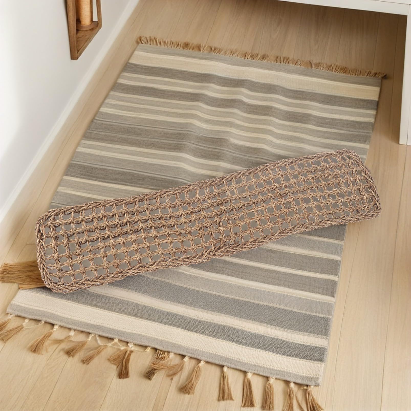 Amache Per Lucertole 2 Pezzi, Realizzate a Mano Fibra Di Alghe, 75x18 Cm, Adatte a Gechi e Draghi Barbuti, Accessori Per Terrari