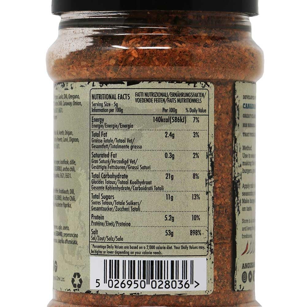 Angus & Oink - Montreal Steak & Burger Seasoning Rub - 200g