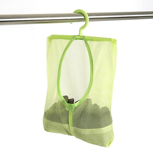 Miniatura 6 de Bolsa de almacenamiento de malla colgante multiusos, cesta de almacenamiento de baño, organizador de ducha, calcetines, calcetines, brasier, ropa