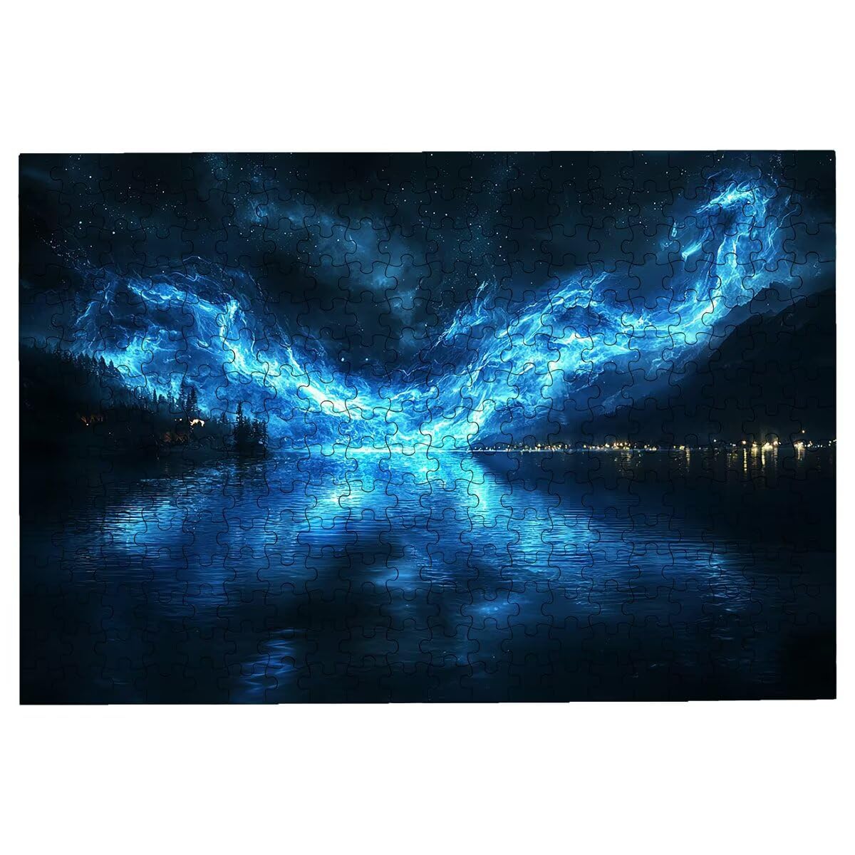 Puzzle 5000 Pezzi Fantasia, Puzzle Notte stellata per Adulti, Puzzles in Legno Intrattenimento Creativo, Divertimento, Puzzles Educativi Classici con Confezione di Alta Qualità Idea Regalo Donna -2494