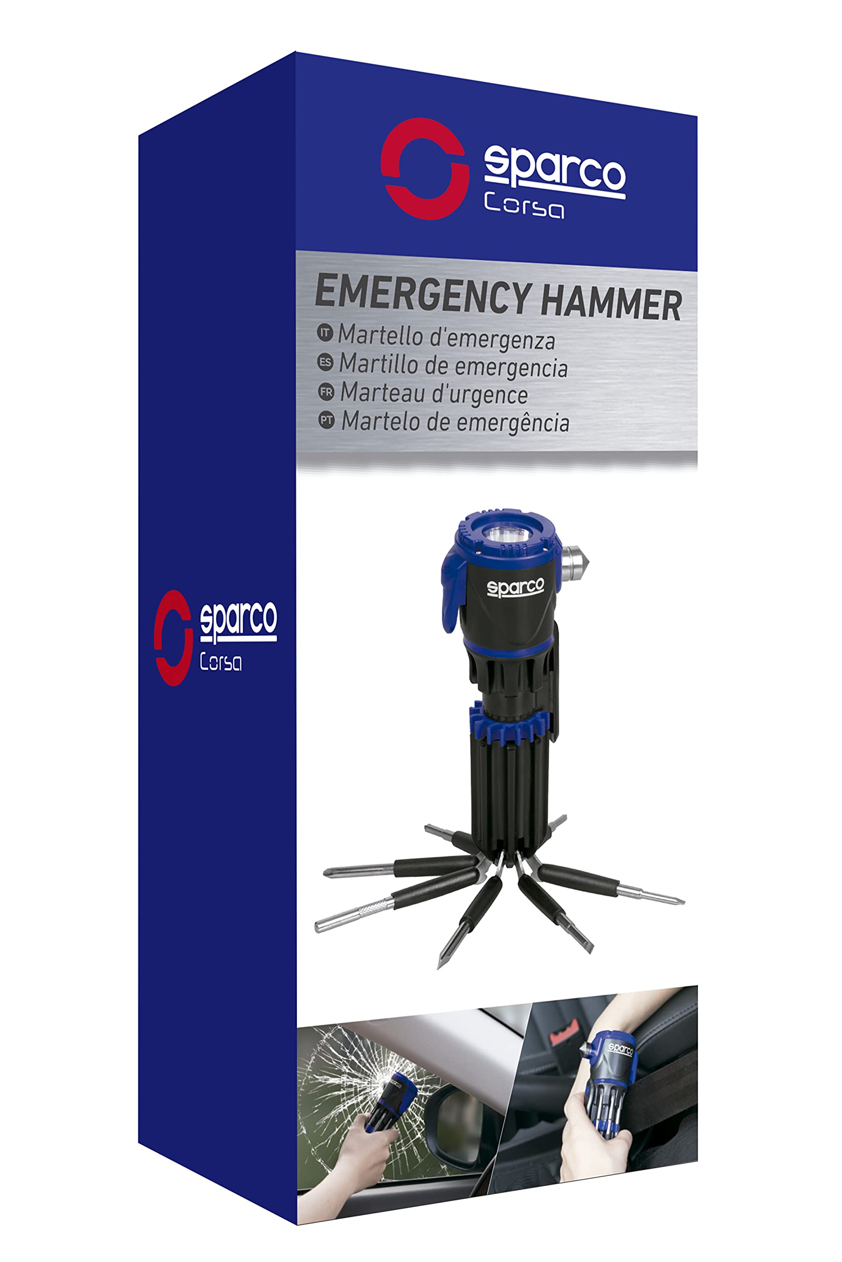 Sparco Martillo Emergencia Multiusos
