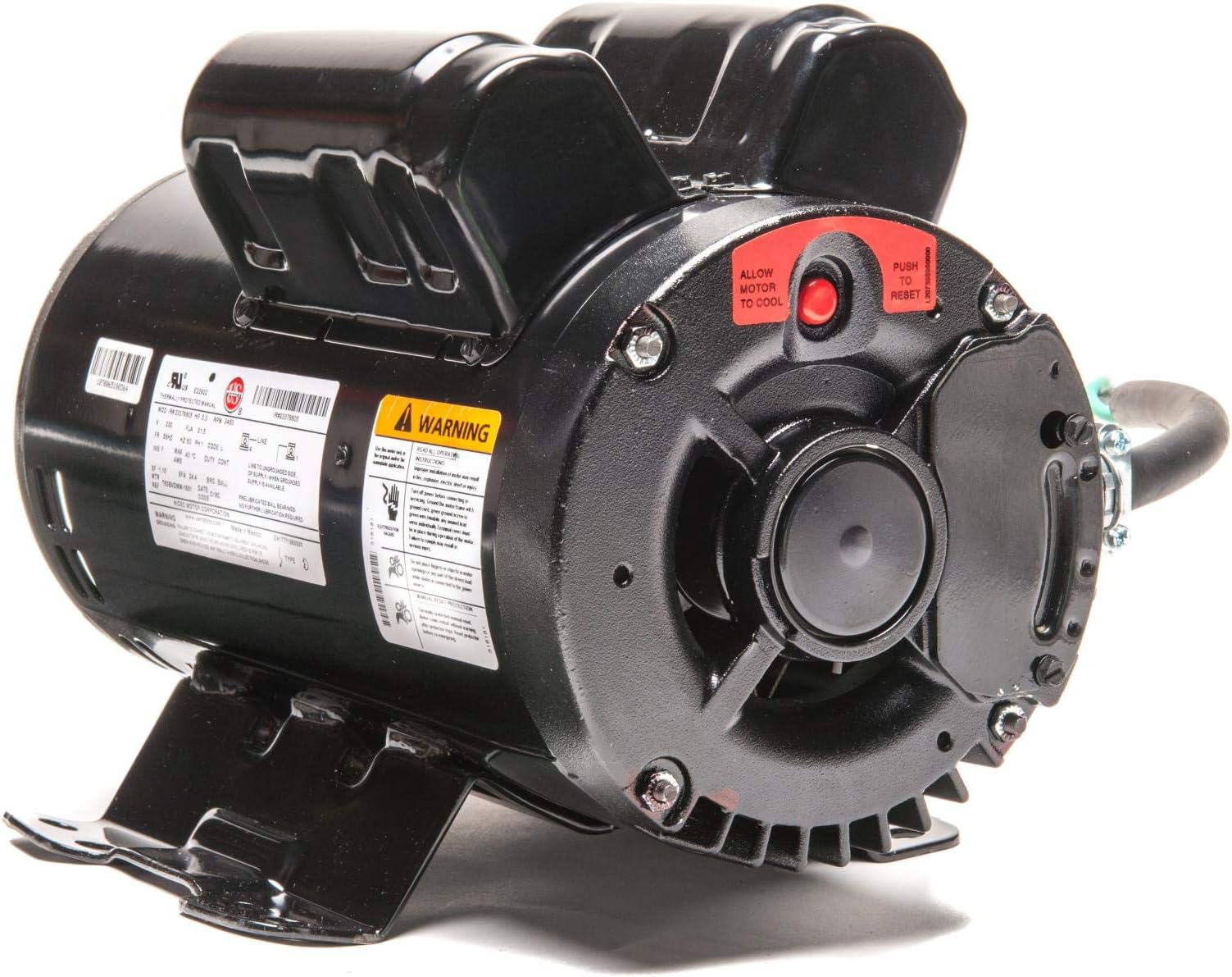 Ingersoll-Rand 47733923001 OEM 5hp Motor, 208-230 Volt, Single Phase, 60hz
