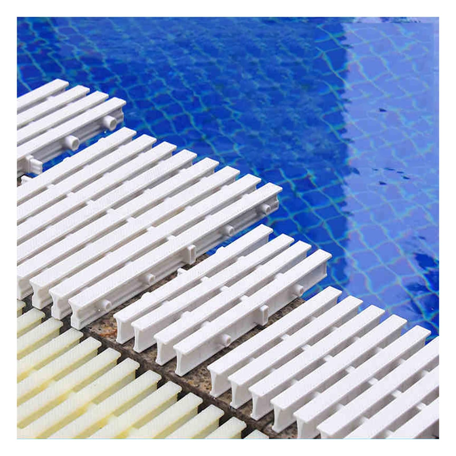 Grille de drainage pour salle de bain et cour contre l'eau stagnante
