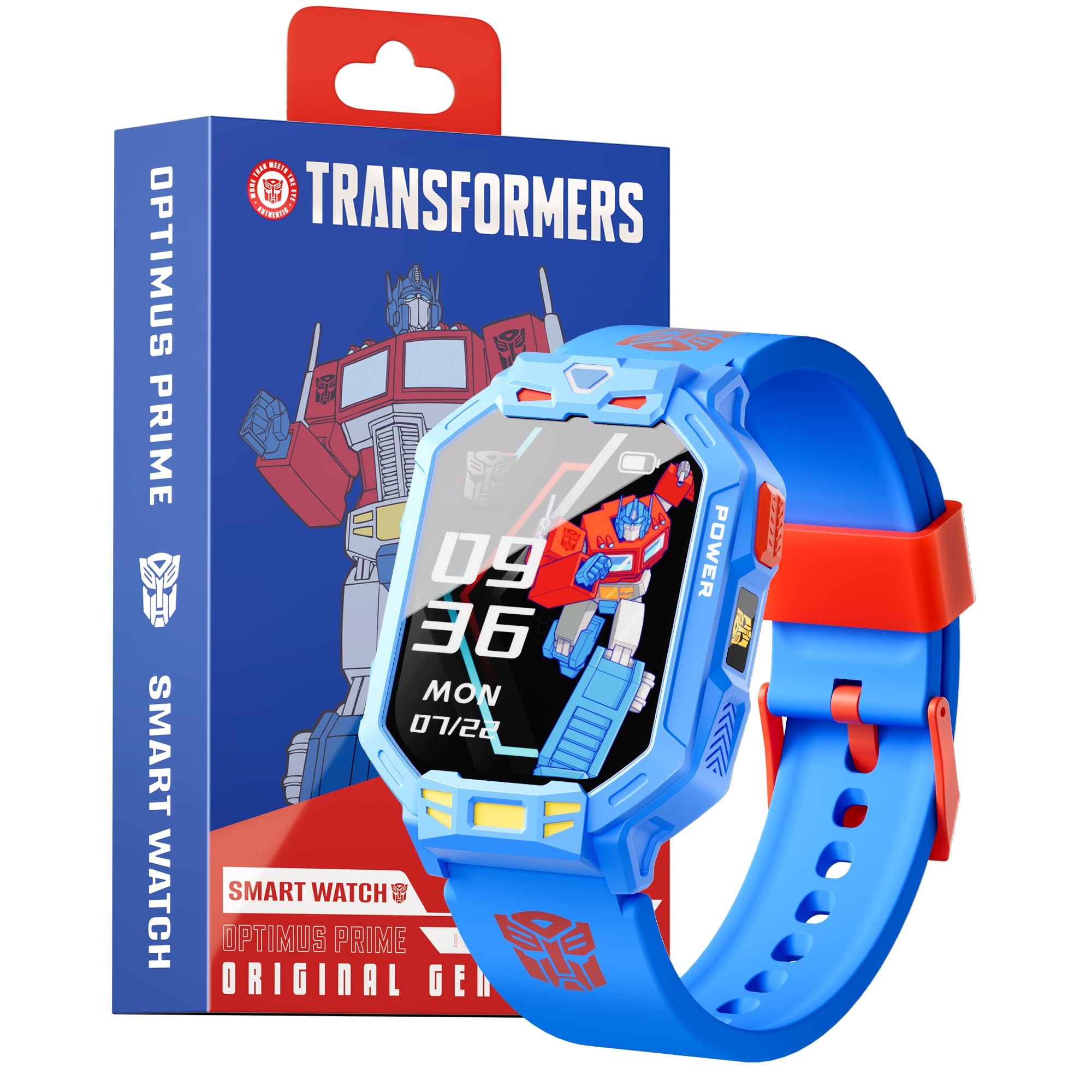 Transformers Kids Smart Watch for Ages 4-12, Music, Games & Learning Cards