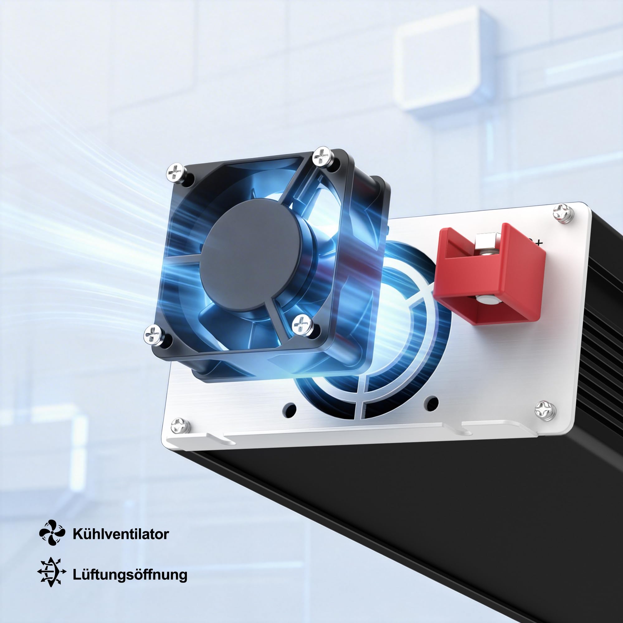 Inversor de 1500 W con onda sinusoidal modificada