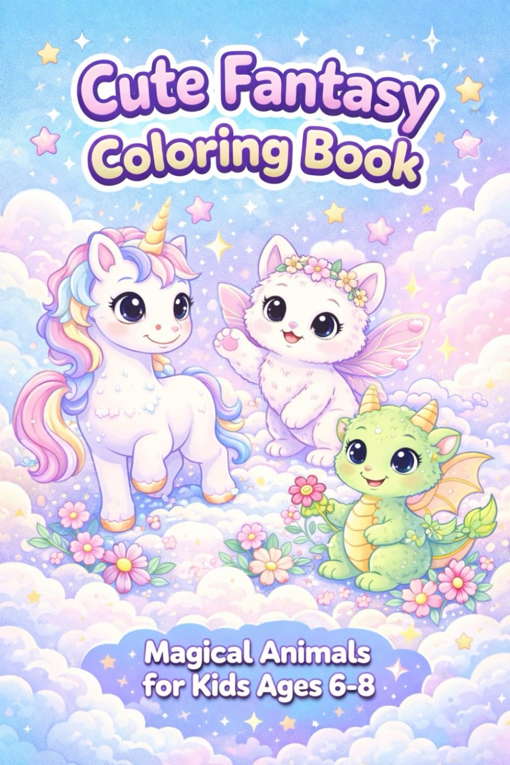 Cute Fantasy Coloring Book