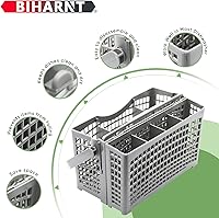 Vista 3 de Cesta universal de repuesto para lavavajillas, cesta 2 en 1 para utensilios/cubiertos, compatible con Bosch, Maytag, Kenmore, Whirlpool, KitchenAid