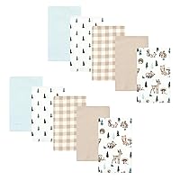 Vista 349 de Hudson Baby - Paños unisex de franela de algodón para bebé, bosque, talla única