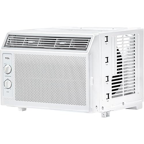 TCL 5,000 BTU Window Air Conditioner, 150 Sq. Ft., Easy-to-Use, Reusable Filter, Compact Design - H5W33M