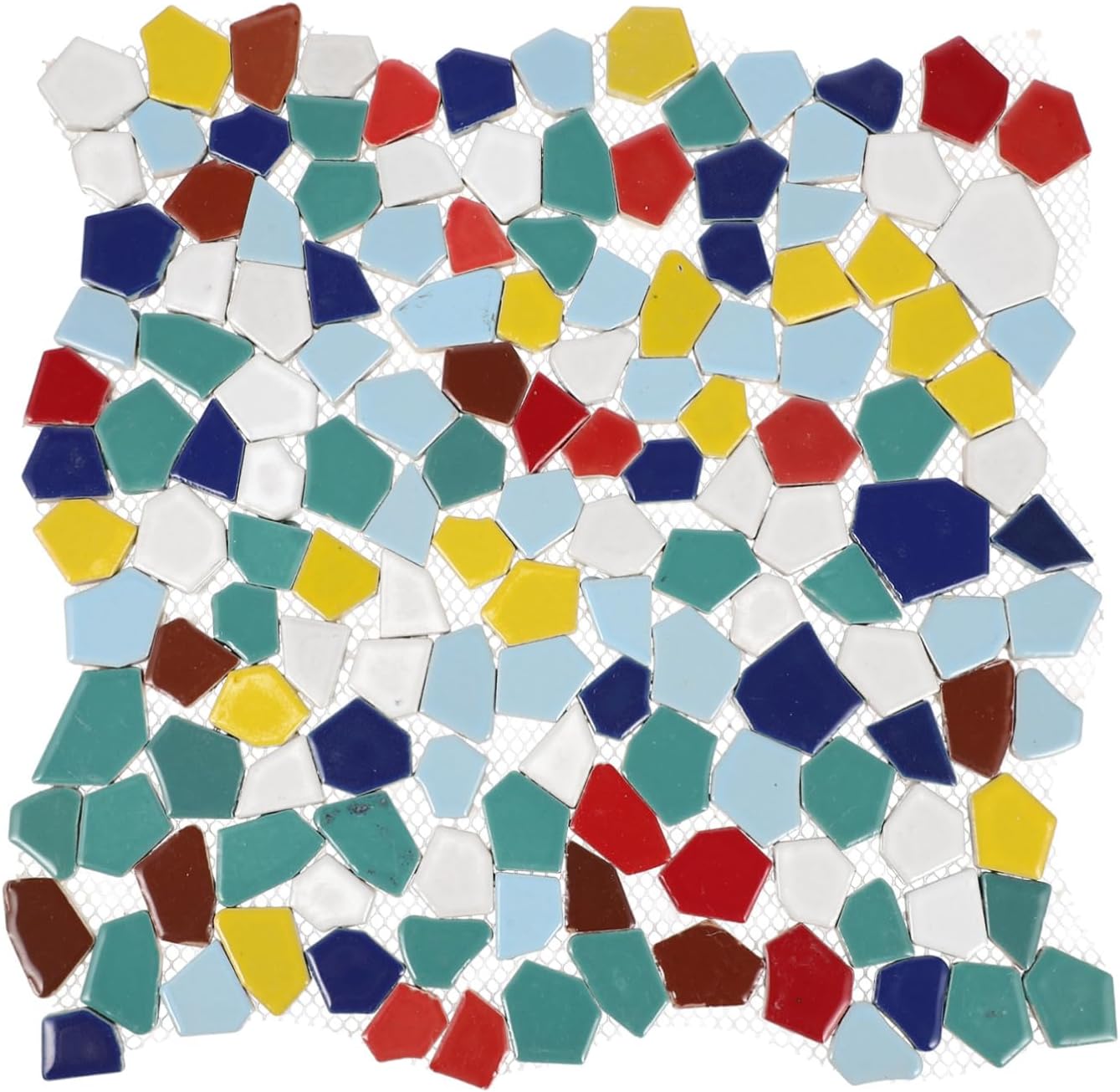 Colorful Ceramic Mosaic Tiles for DIY Home Decoration and Crafts Irregular for Wall Design Paths Bathroom Floors Quantity for Creative Mosaic Projects