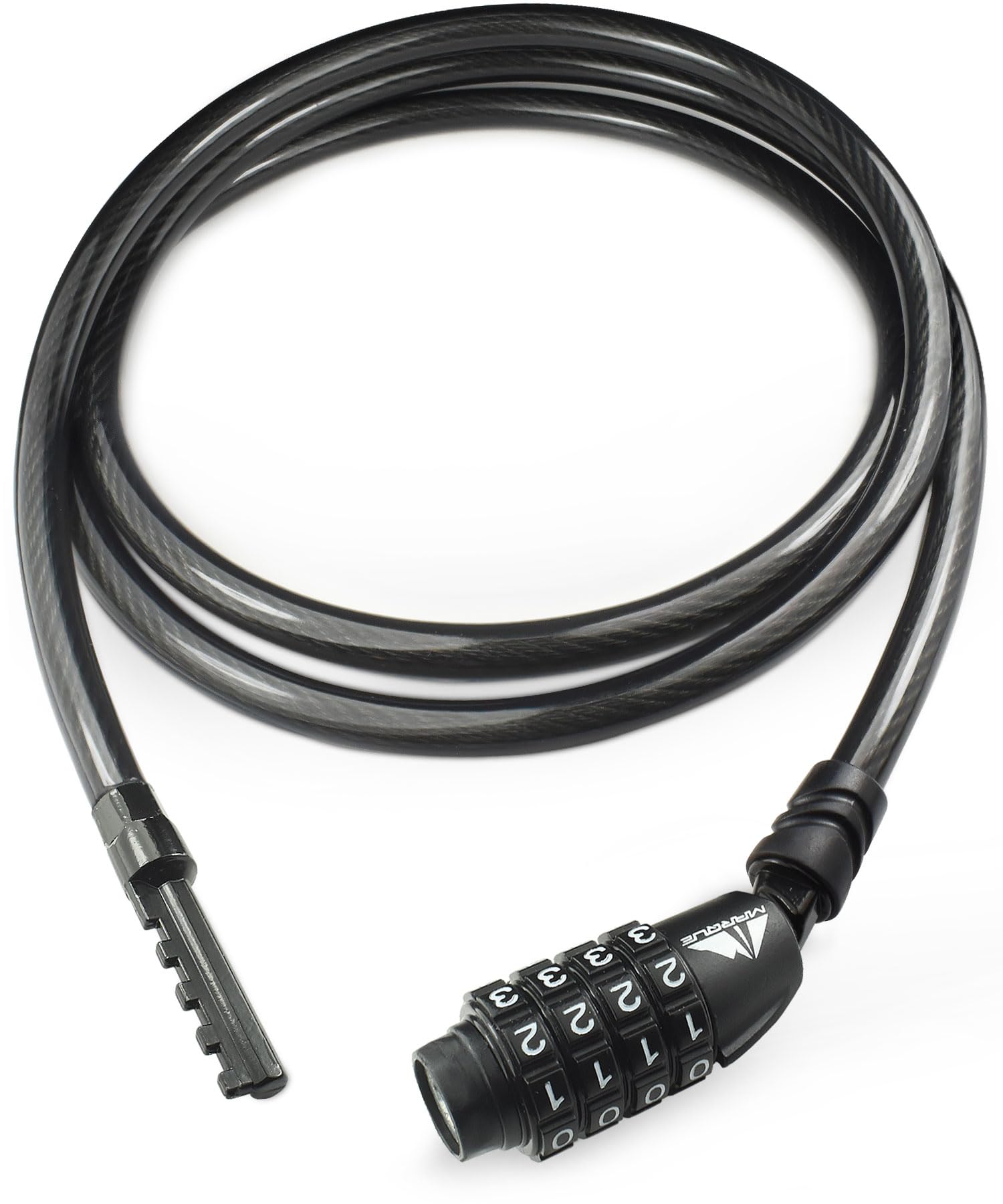 MARQUE Straight Combination Bike Cable Lock