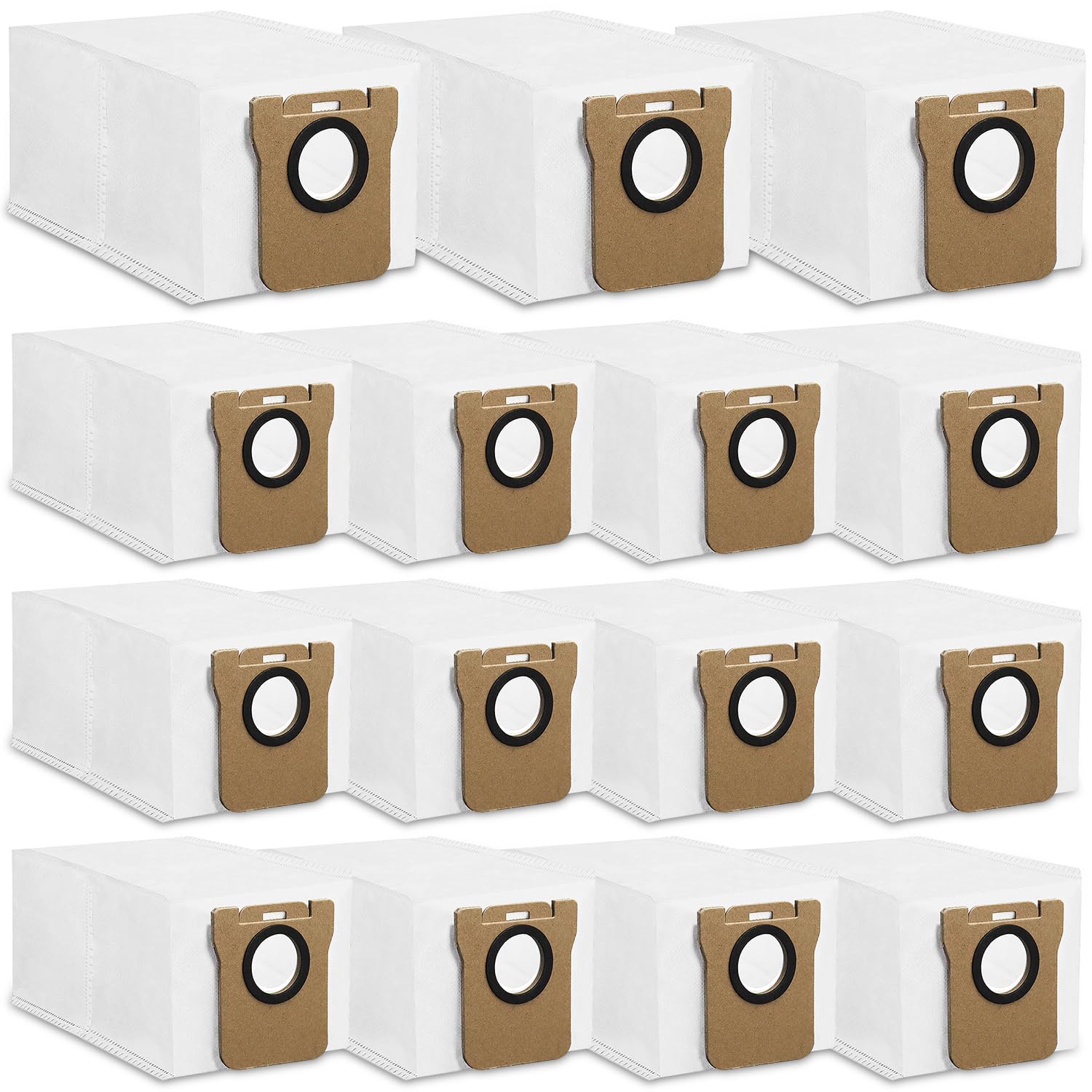 Fishoney 15 Stück Staubbeutel für Dreame L10s Ultra/ L20 Ultra/ L10 Ultra, Xiaomi X10+, X20+ Saugroboter, 2,5L Große Kapazität Staubsaugerbeutel Ersatzteile Zubehörset