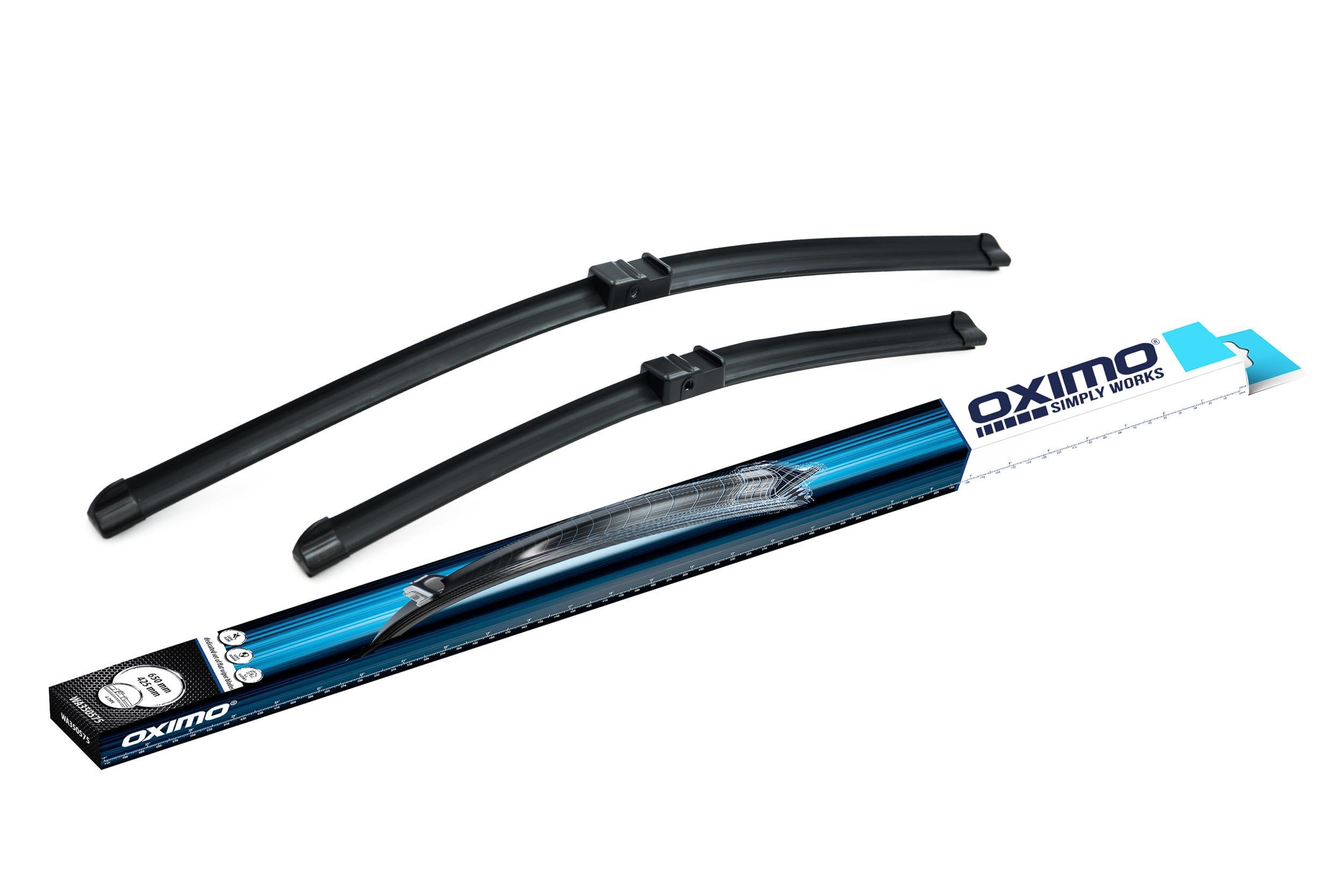 OXIMO WA350575 Silicone Edition dedykowane pióra wycieraczek wycieraczek do szyb, piór wycieraczek 2 Turnier, Focus II Cabrio, CC, SW, 207+, zestaw 2 sztuk