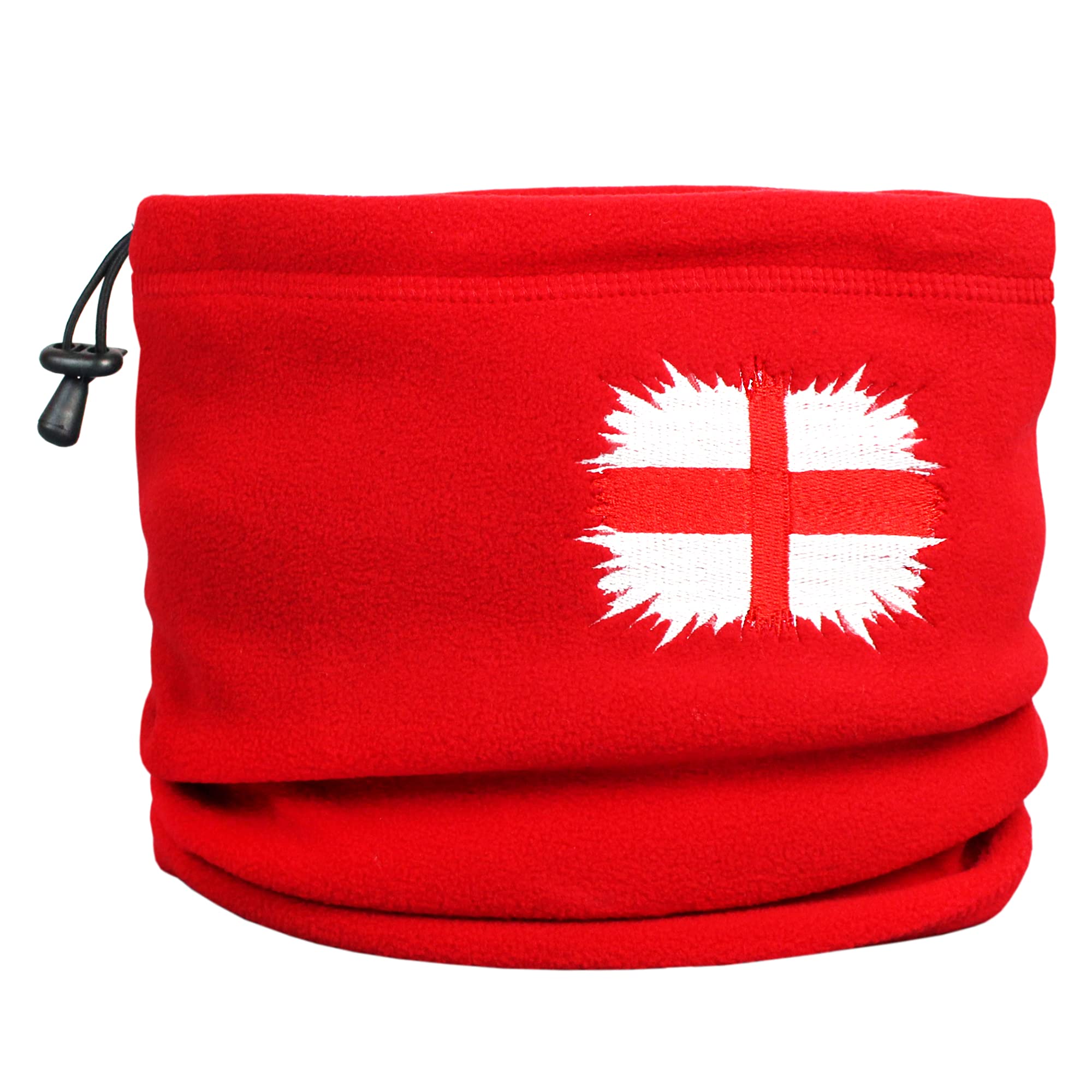 Teddyts Unisex Red England St George's Flag Toggle Snood (Red)